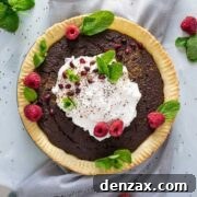 chocolate chia pudding pie