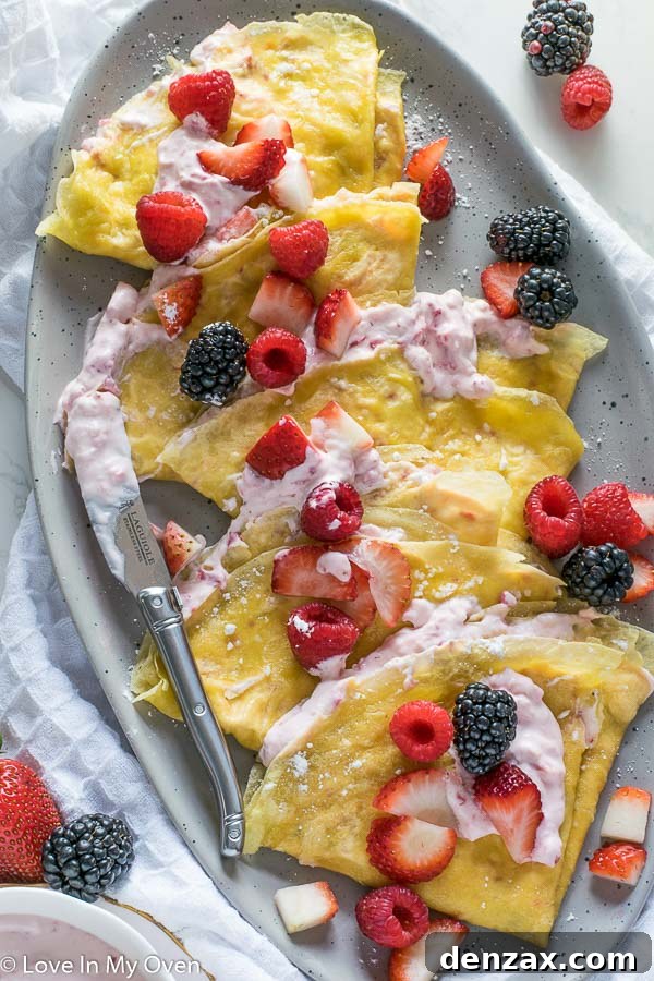 Light and Delicate Grain-Free Crepes Ready to Be Filled