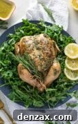 Roast Chicken with Dijon Herb Butter recipe card image