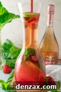 rhubarb rose sangria