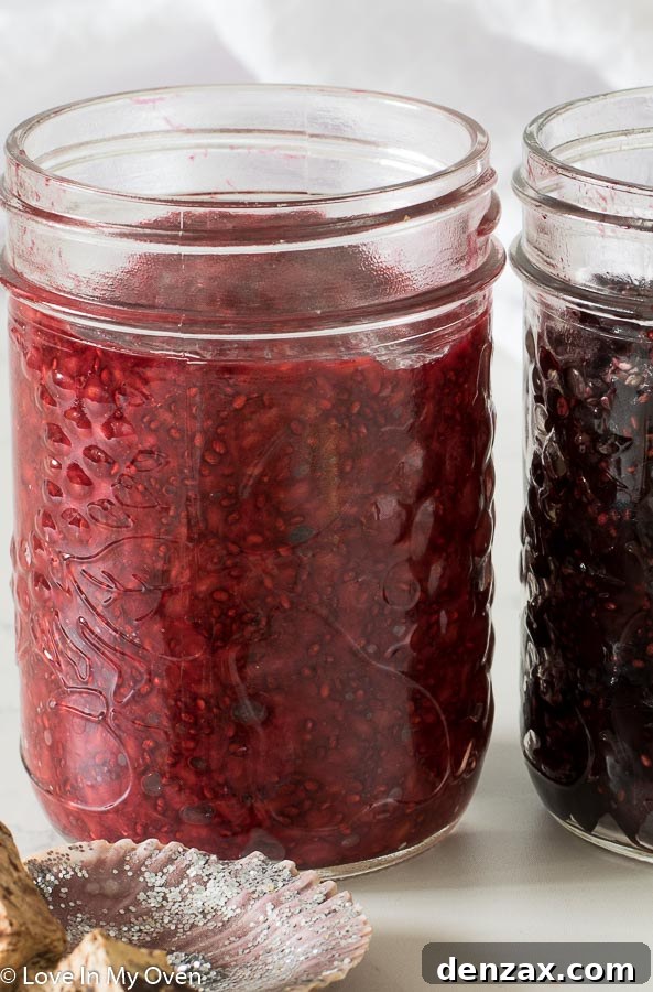 raspberry chia jam