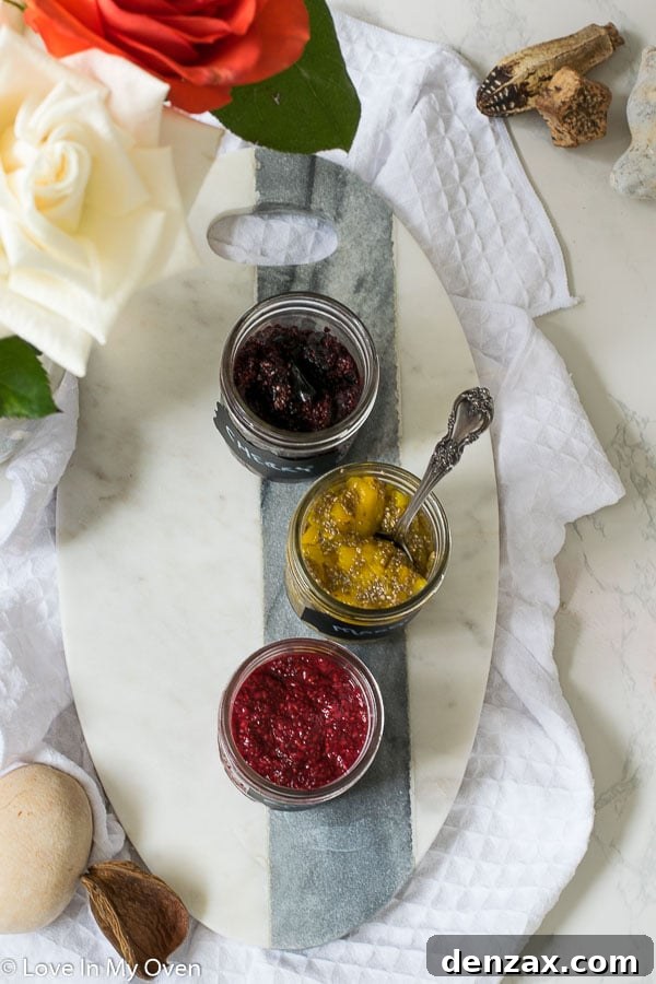3 ingredient chia jam