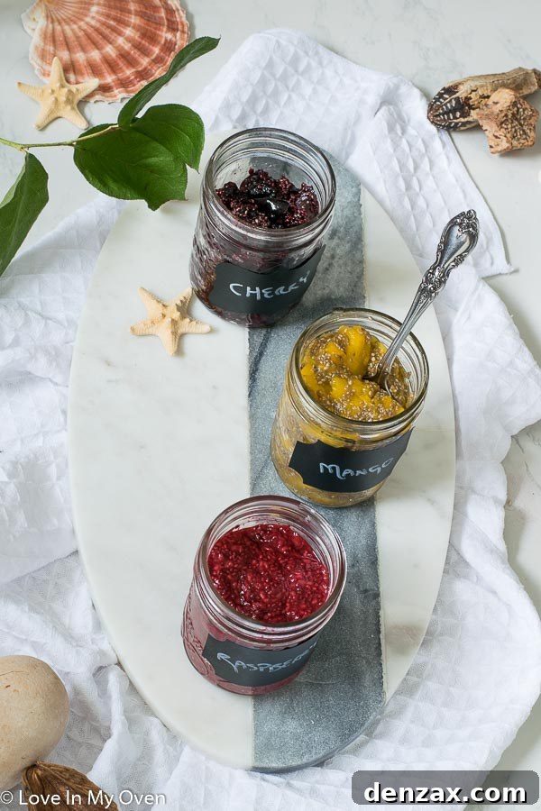 3 ingredient chia jam