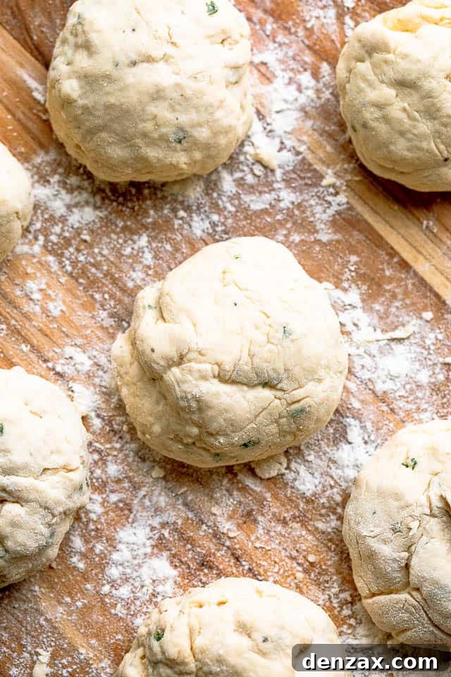 Smooth, elastic flatbread dough resting on a floured surface, ready for the next step.