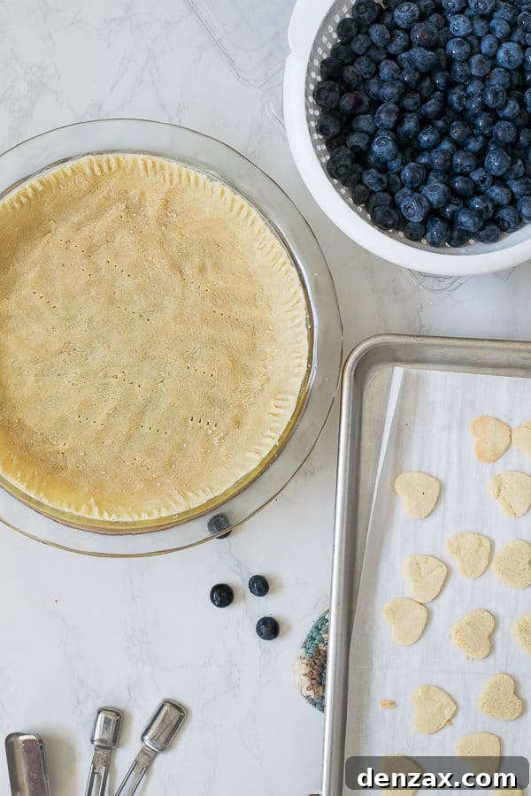 Almond flour pie crust preparation