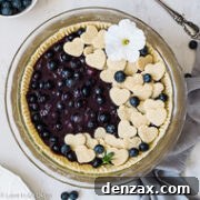Healthy Blueberry Pie
