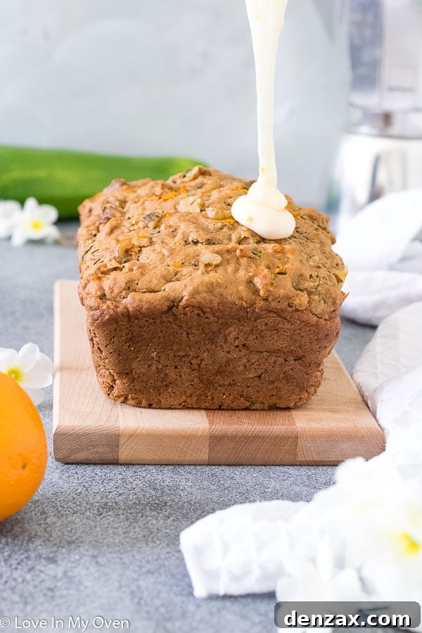 Delicious Orange Zucchini Bread