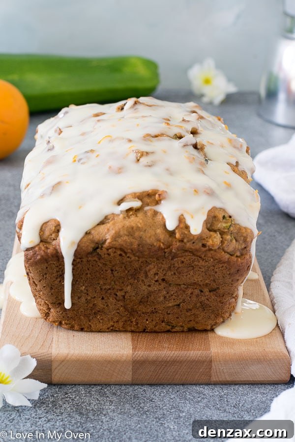 Orange Zucchini Bread for Breakfast