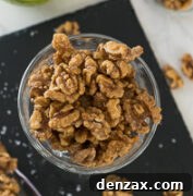 healthy candied walnuts