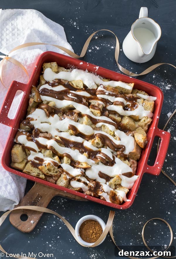 Delicious overnight cinnamon French toast bake, perfect for a crowd or family breakfast