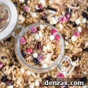 cranberry pecan granola