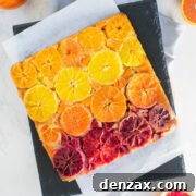 Triple Citrus Upside Down Cake