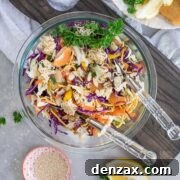 Crunchy Ramen Noodle Salad, a quick and easy Asian-inspired dish.