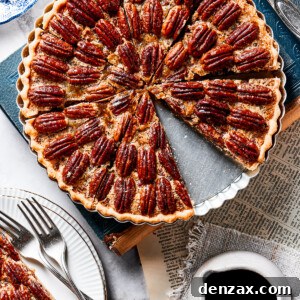 A slice of pie on a small serving dish, next to the larger pie.