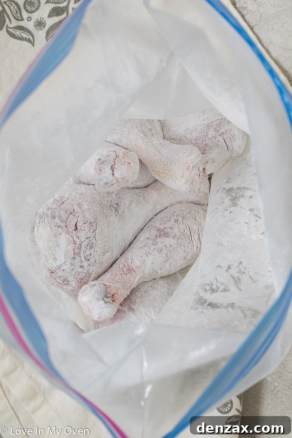 Seasoning Chicken Drumsticks for Crispy Skin