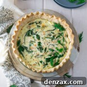 salmon spinach quiche