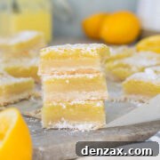Meyer lemon bars