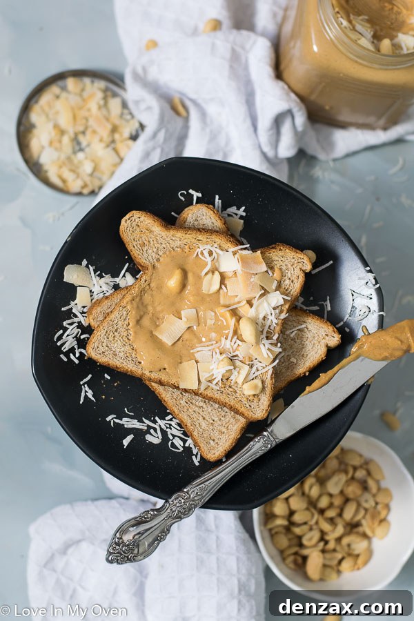Homemade Coconut Peanut Butter
