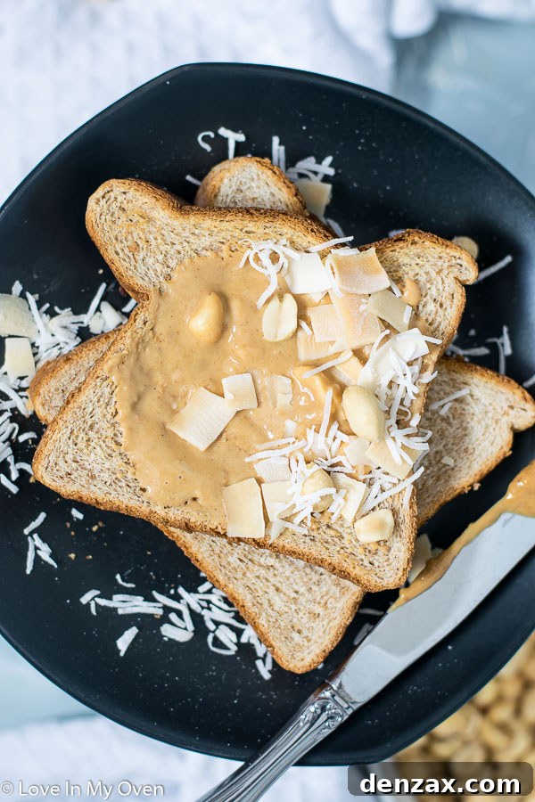 Close-up of Coconut Peanut Butter