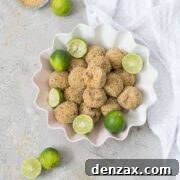 key lime cheesecake bites