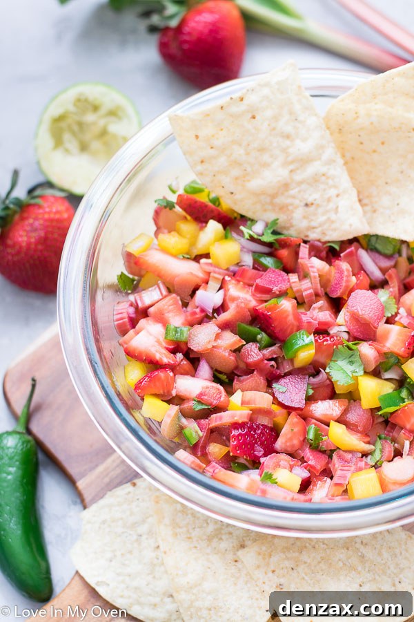 rhubarb salsa