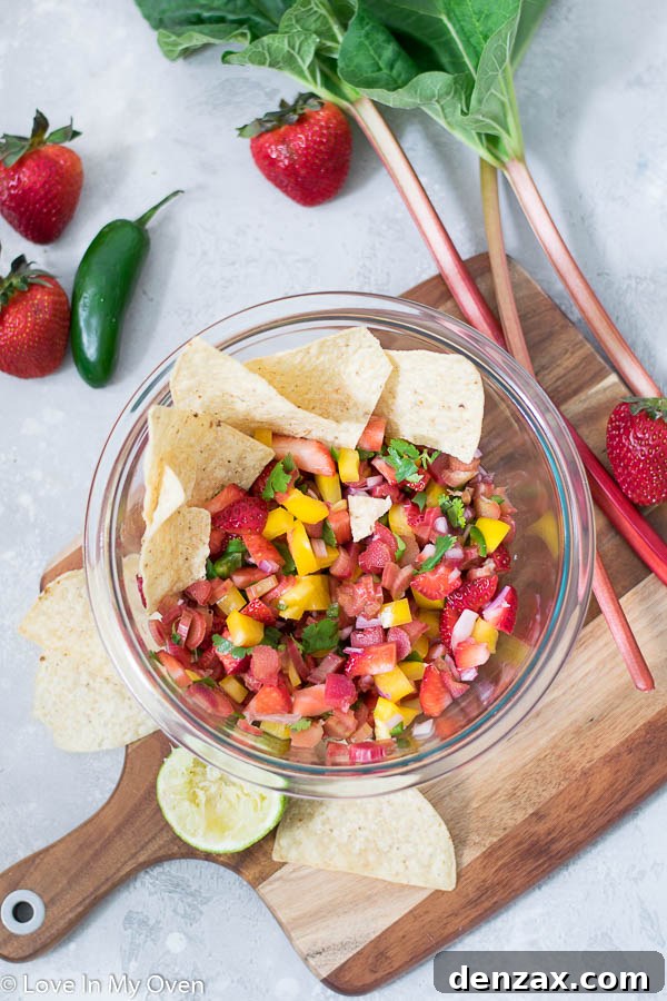 rhubarb salsa