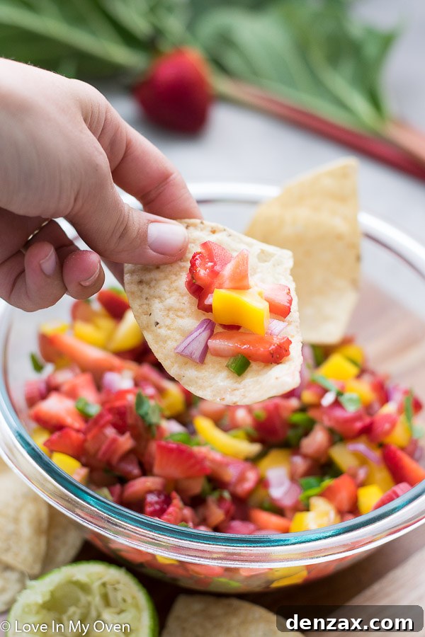 rhubarb salsa