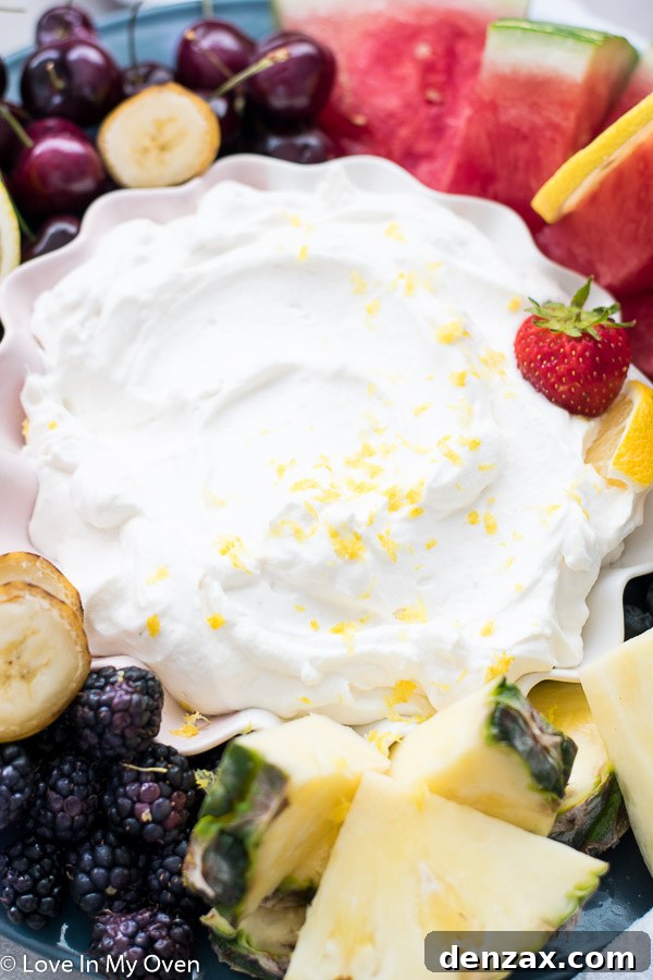 easy yogurt fruit dip