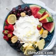 easy yogurt fruit dip