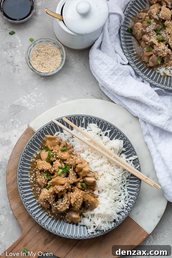 instant pot sesame chicken