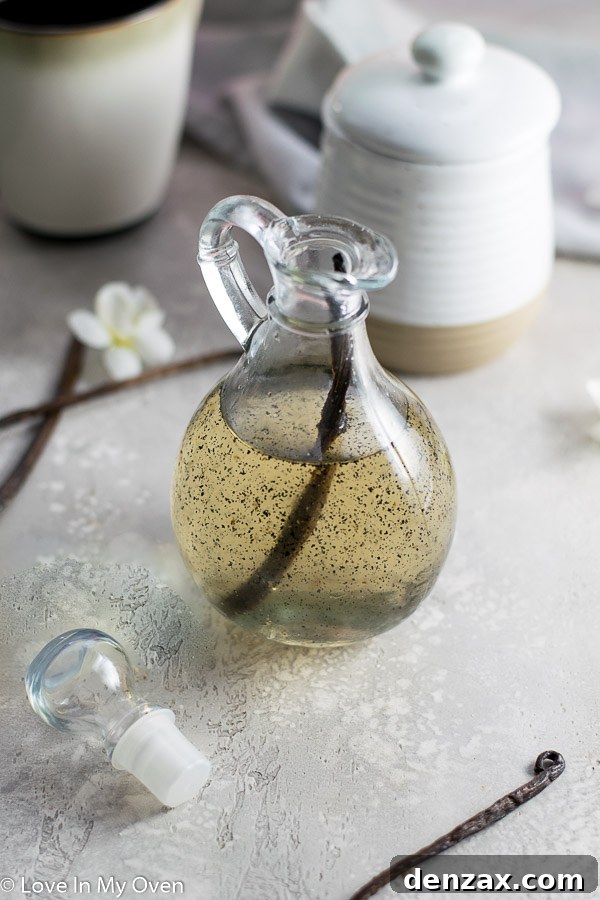 Delicious Vanilla Bean Syrup