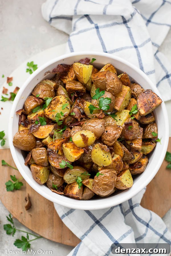 Crispy Easy Oven Roasted Potatoes with Rosemary