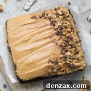 healthier chocolate and peanut butter sheet ckae