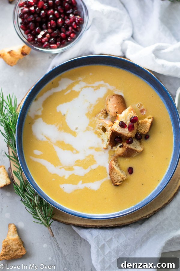 Creamy Roasted Butternut Squash Soup