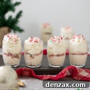 peppermint white chocolate mousse