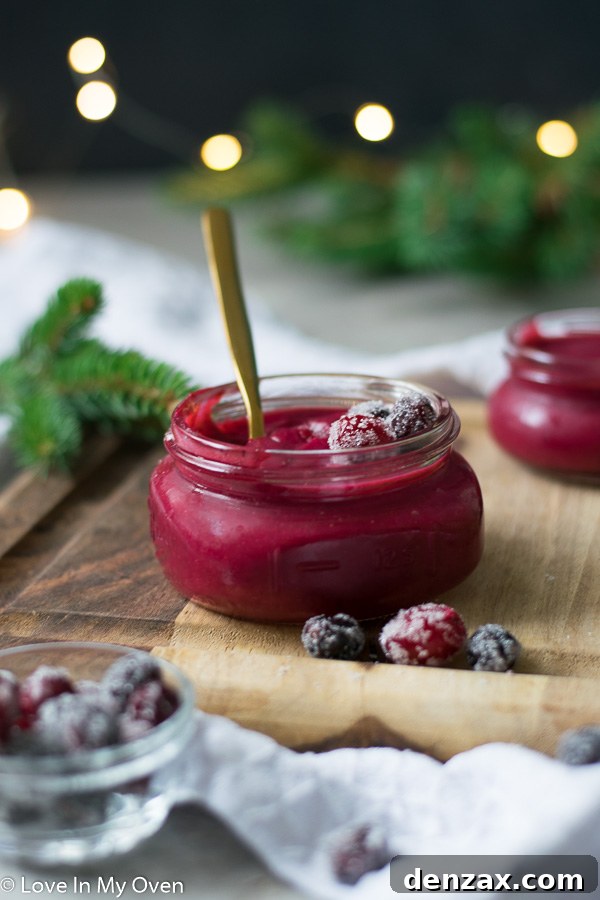 Vibrant Cranberry Curd 7 Cranberry curd ready for various uses.