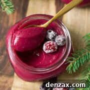 cranberry curd
