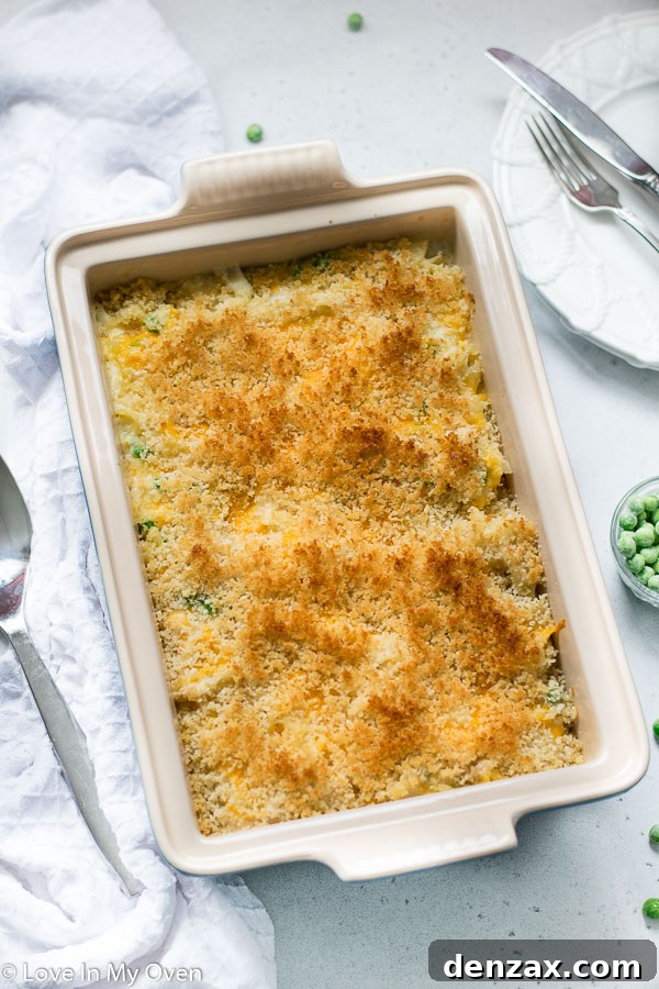 cheesy tuna casserole