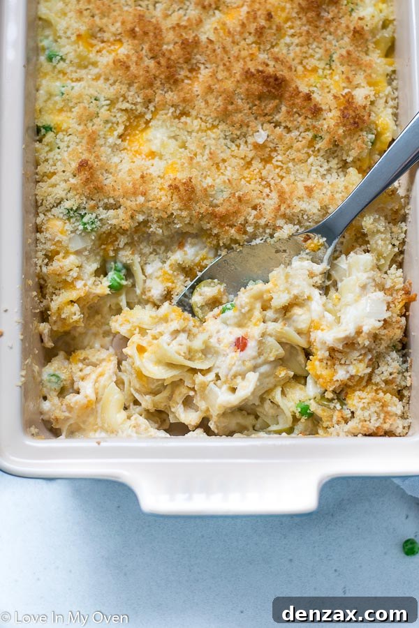 cheesy tuna casserole