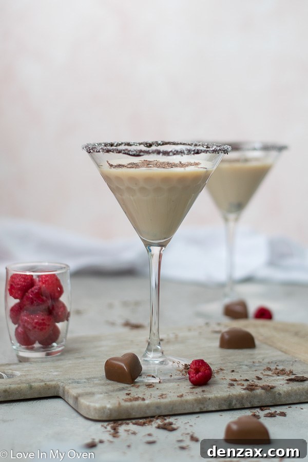 chocolate vodka martini