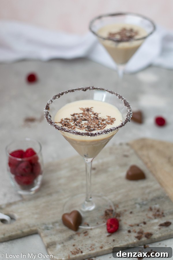 chocolate vodka martini