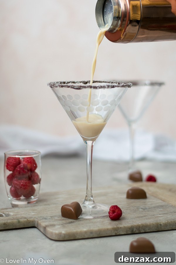 chocolate vodka martini