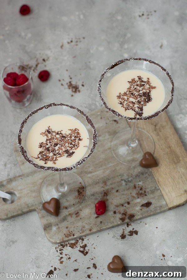 chocolate vodka martini