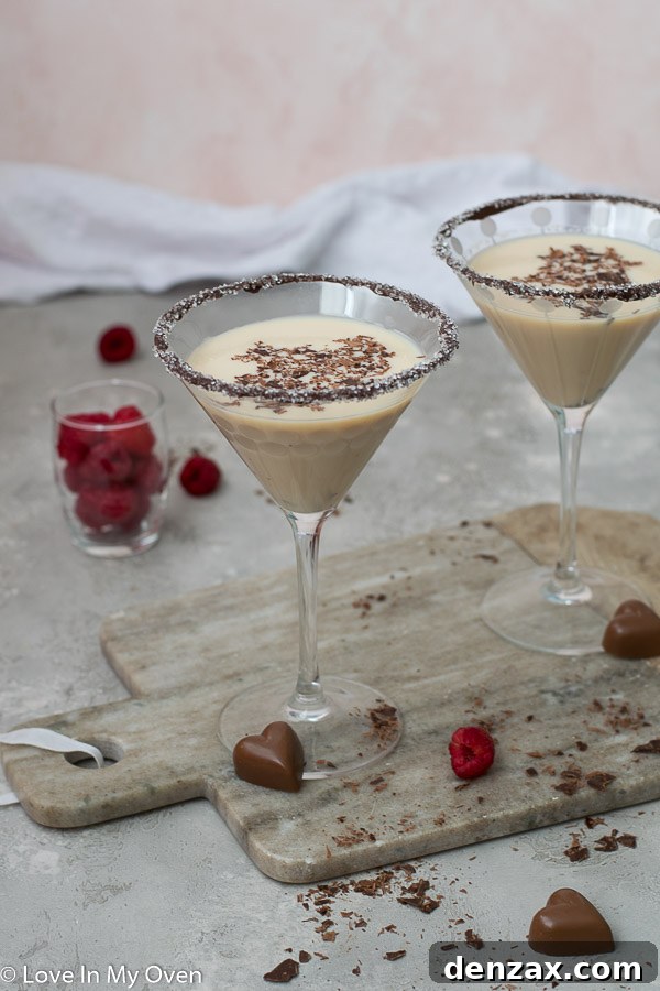 chocolate vodka martini