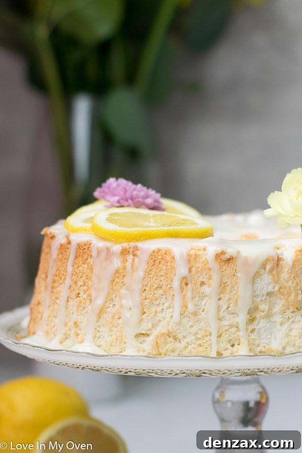 lemon angel food cake