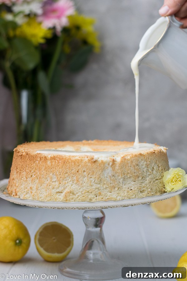 lemon angel food cake