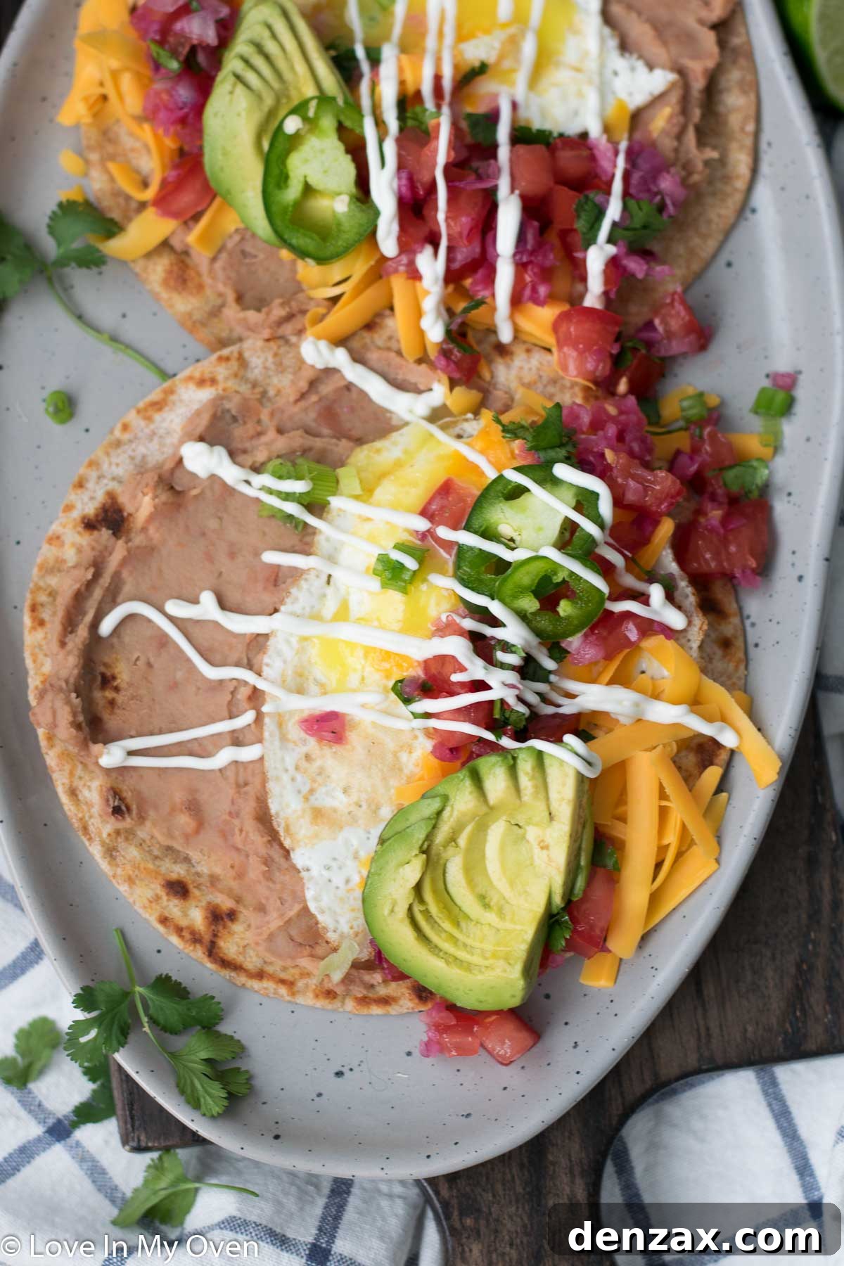 easy huevos rancheros close up
