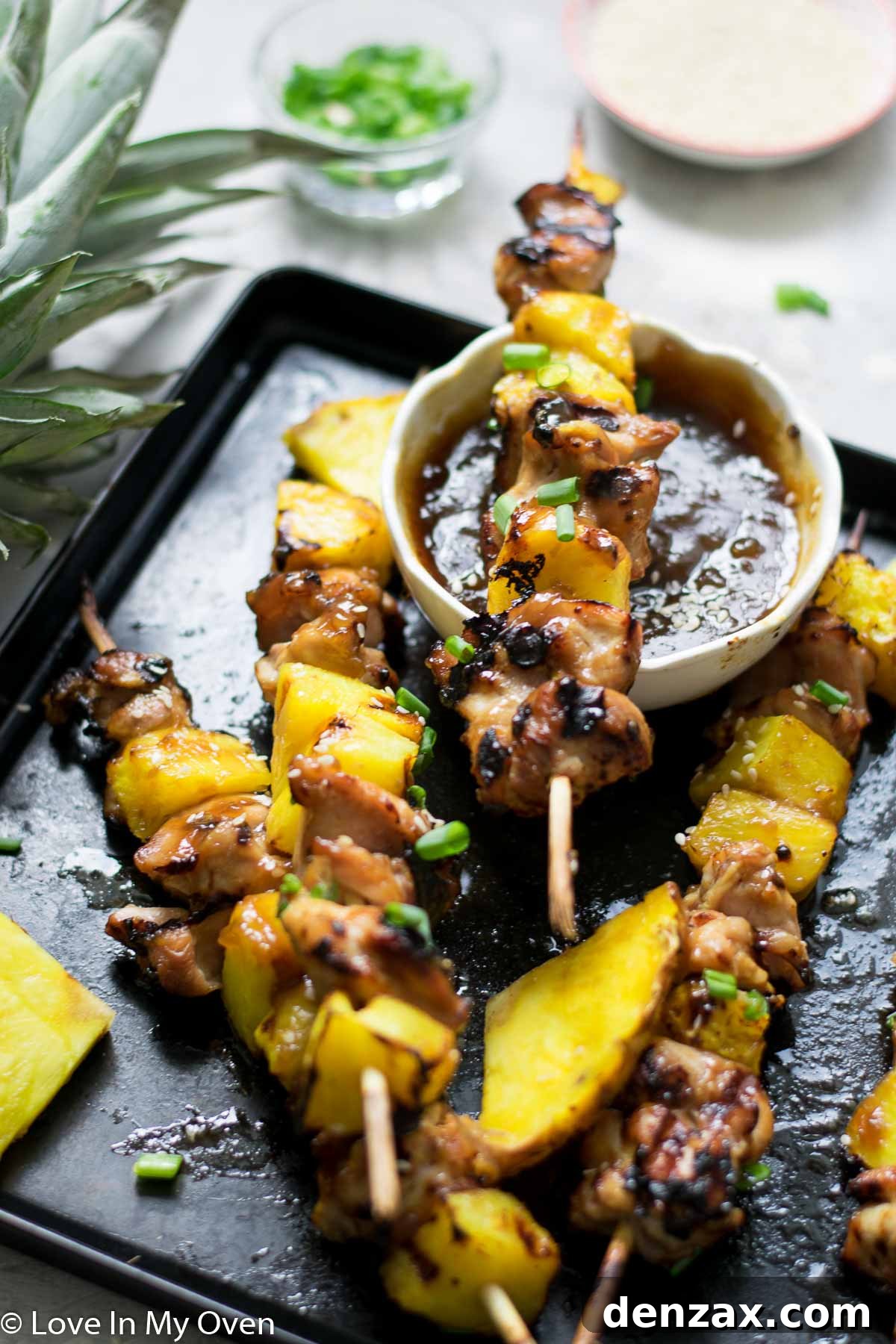Luau Chicken Skewers 9 hawaiian chicken skewers
