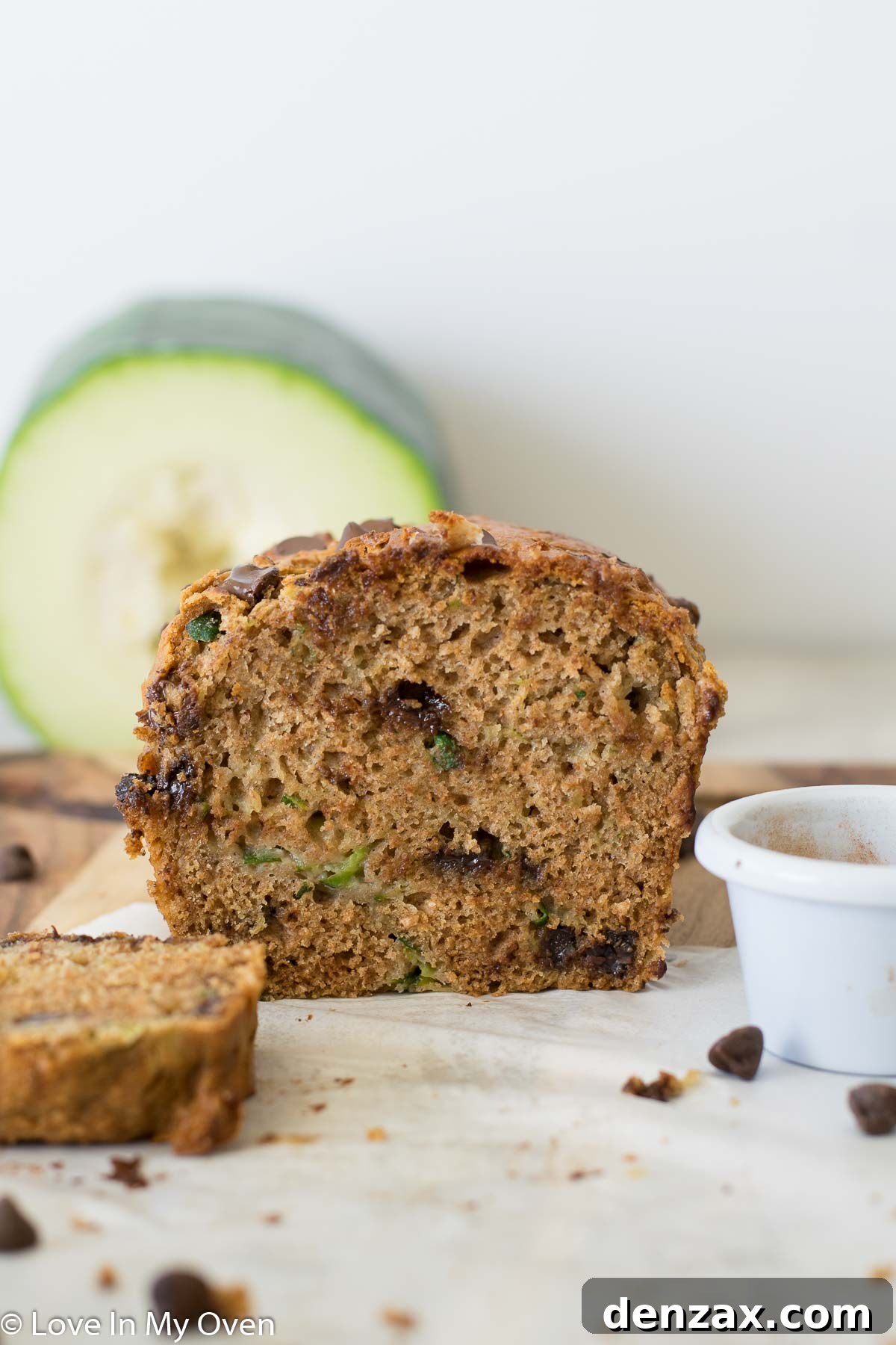 Delicious Whole Wheat Zucchini Bread slice