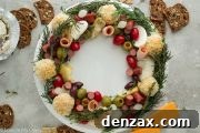 holiday charcuterie wreath